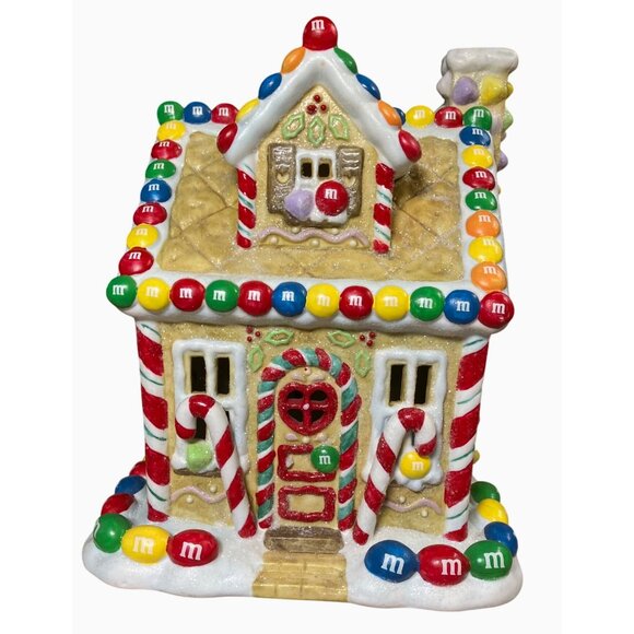Kurt S. Adler M&Ms Candy House Light-Up Décor - Picture 1 of 11